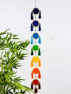Long Rainbow Crochet Chakra Hanging