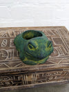 Concrete Frog Planter