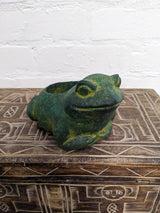 Concrete Frog Planter