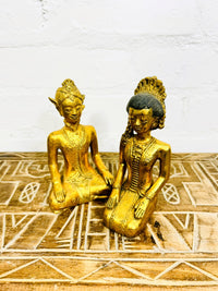 Set of 2 Golden Buddha