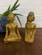 Pair of Meditating Buddhas