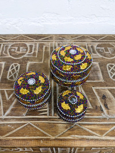 Set Of Three Metal Boxes