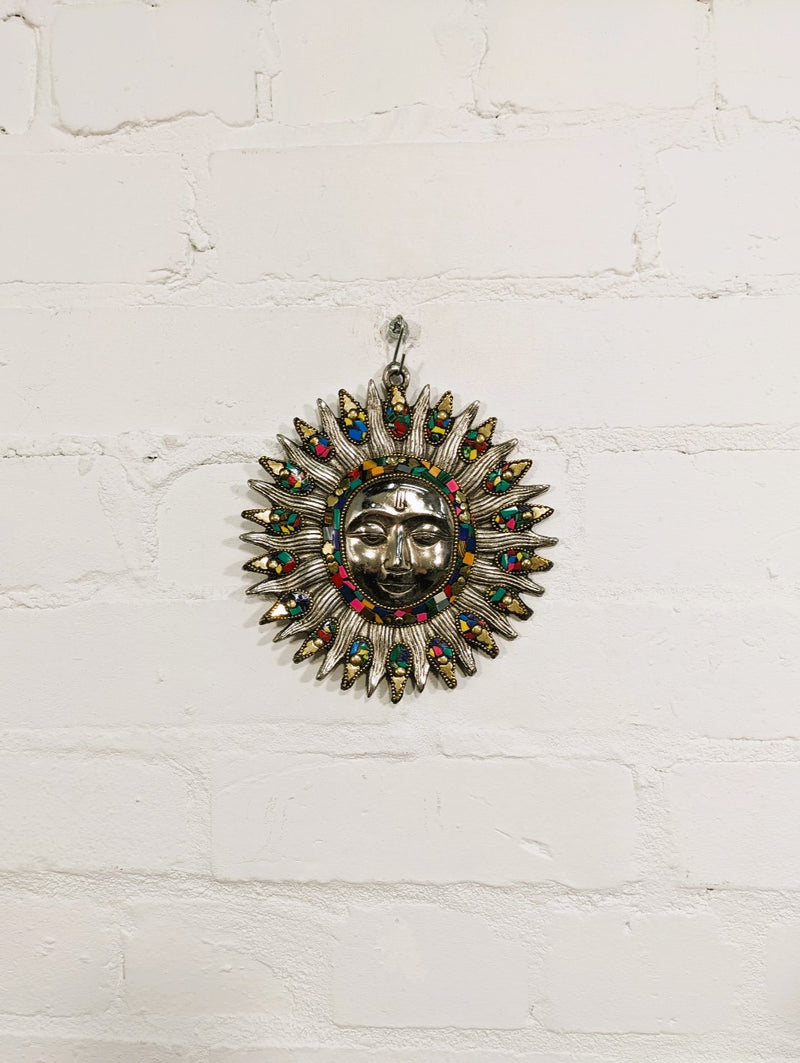 Metal Hanging Round Sun