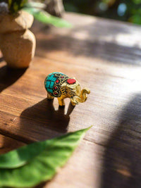 Metal Elephant Incense Holder