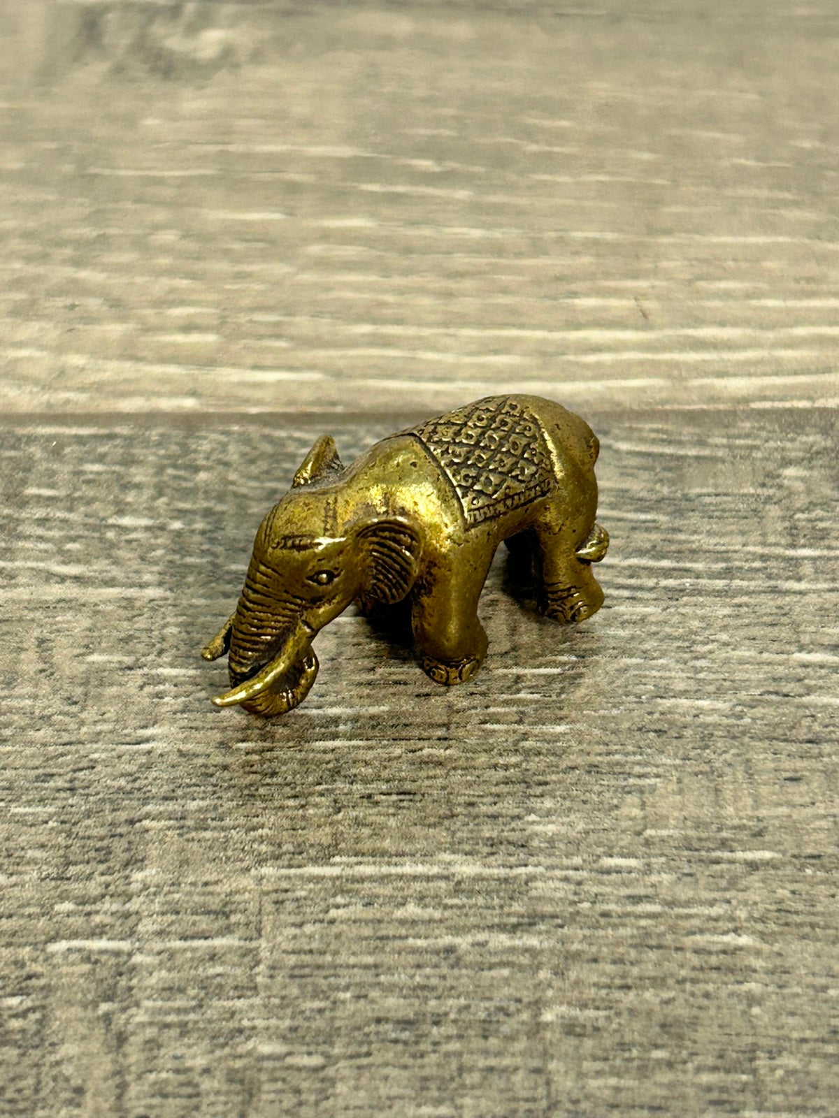 Tiny Brass Elephant