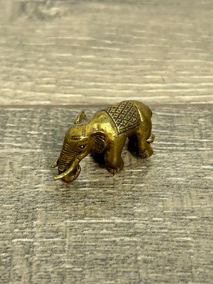 Tiny Brass Elephant