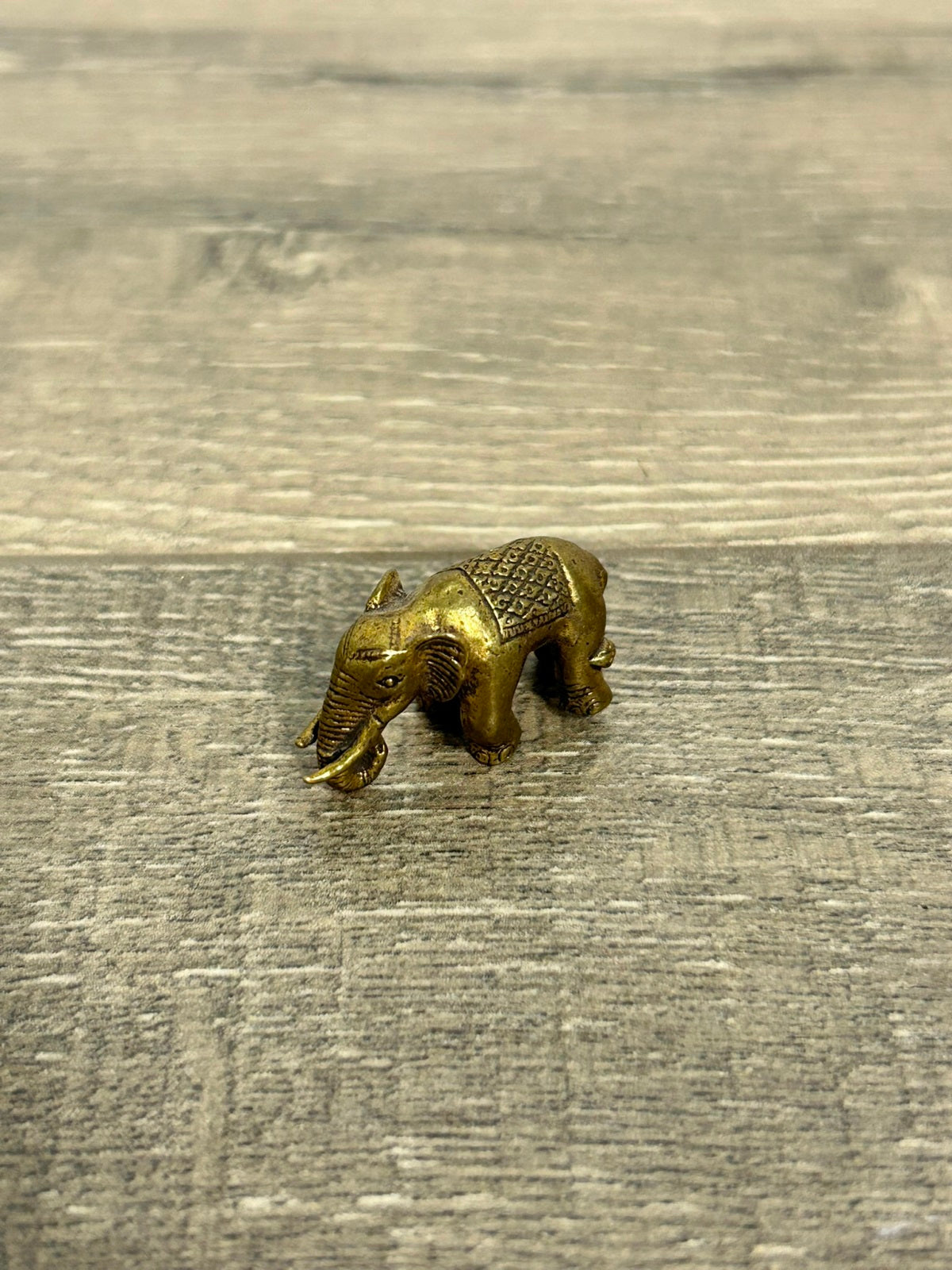 Tiny Brass Elephant