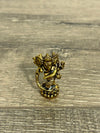 Tiny Brass Ganesh Dancing