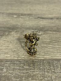 Tiny Brass Ganesh Dancing