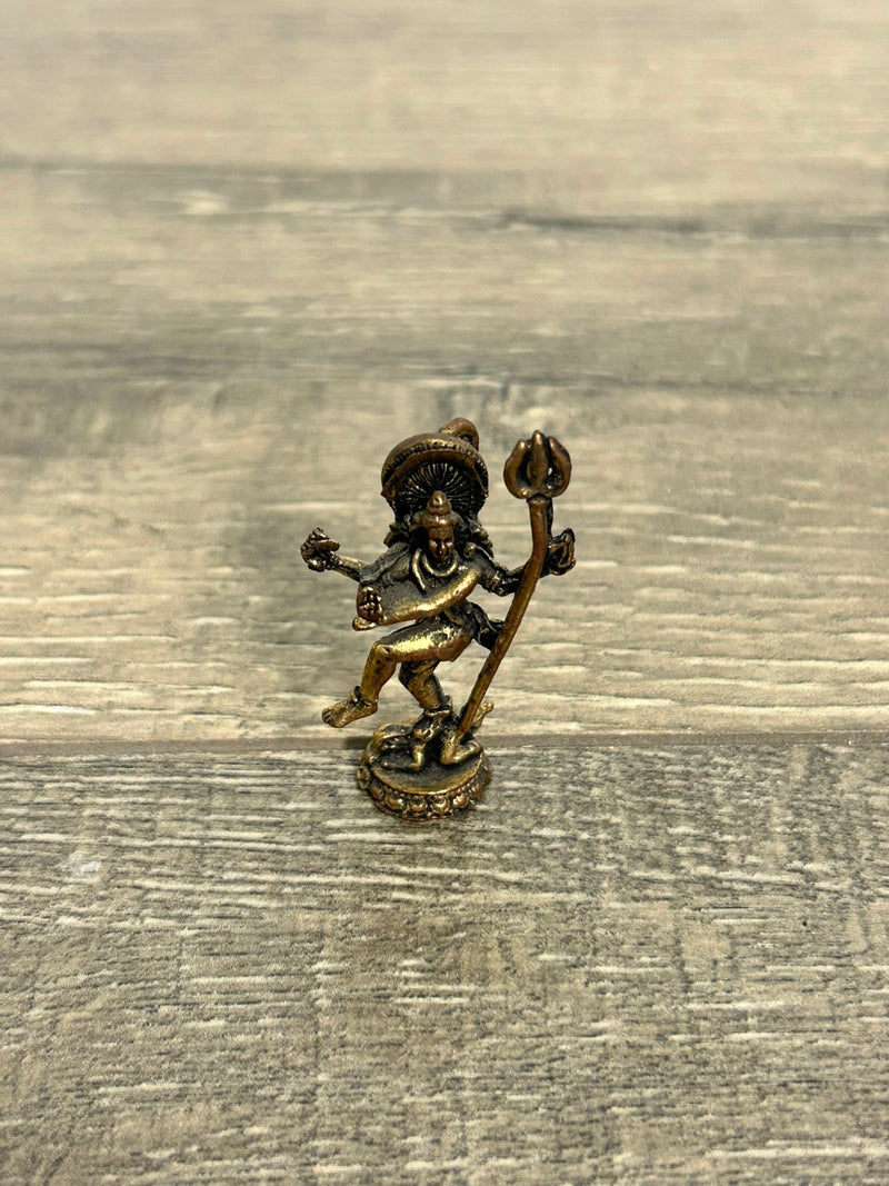 Tiny Brass Shiva Dancing