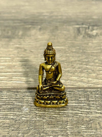 Tiny Brass Buddha