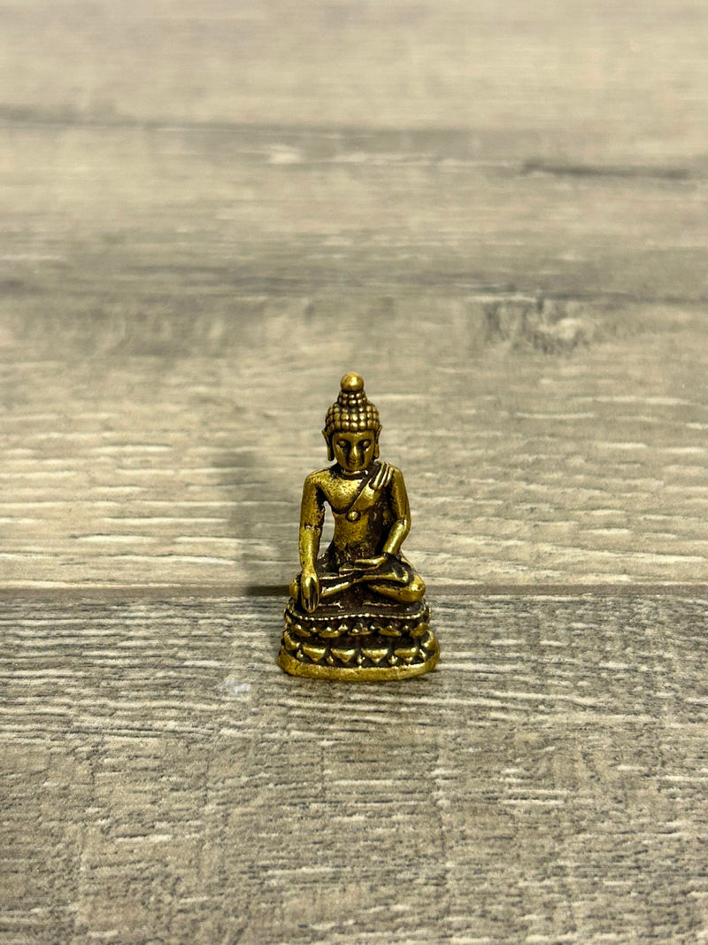 Tiny Brass Buddha
