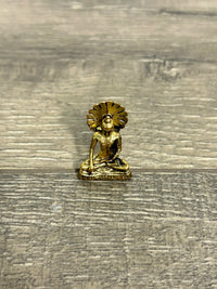 Tiny Brass Buddha