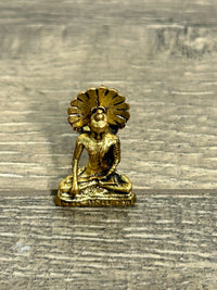 Tiny Brass Buddha