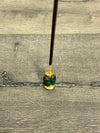 Small Metal & Stone Owl Incense Holder