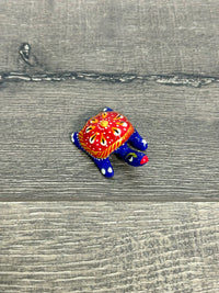Small Metal Painted Turtle
