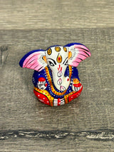 Small Metal Painted Ganesh