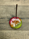 Stone Round Elephant Incense Holder