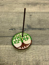 Stone Round Tree Incense Holder