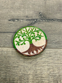 Stone Round Tree Incense Holder