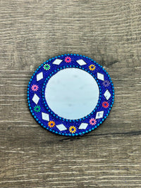 Small Round Glitter Mirror