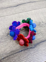 Hair bobble Felt Flower