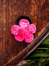 Hair bobble Felt Flower