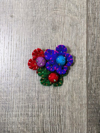 Brooch Felt Flower