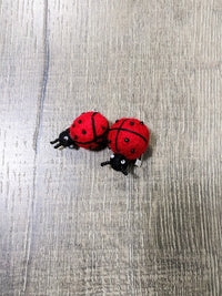 Brooch Felt Ladybird