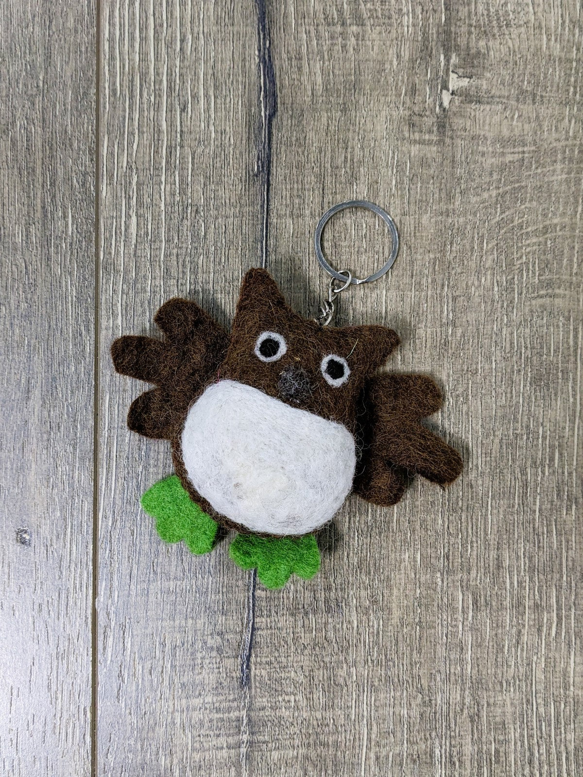 Felt Owl Keyring