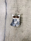 Felt Owl Brooch