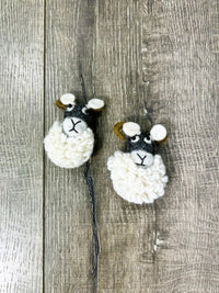Felt Ram Brooch