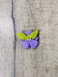 Felt Flower Brooch