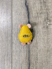 Felt Hamster Brooch