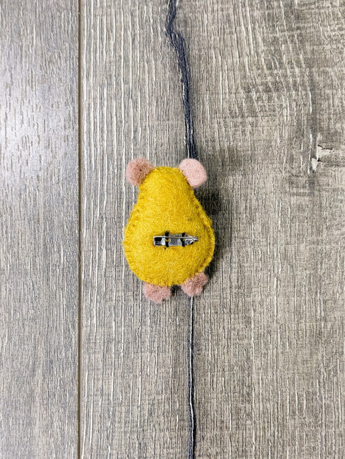 Felt Hamster Brooch