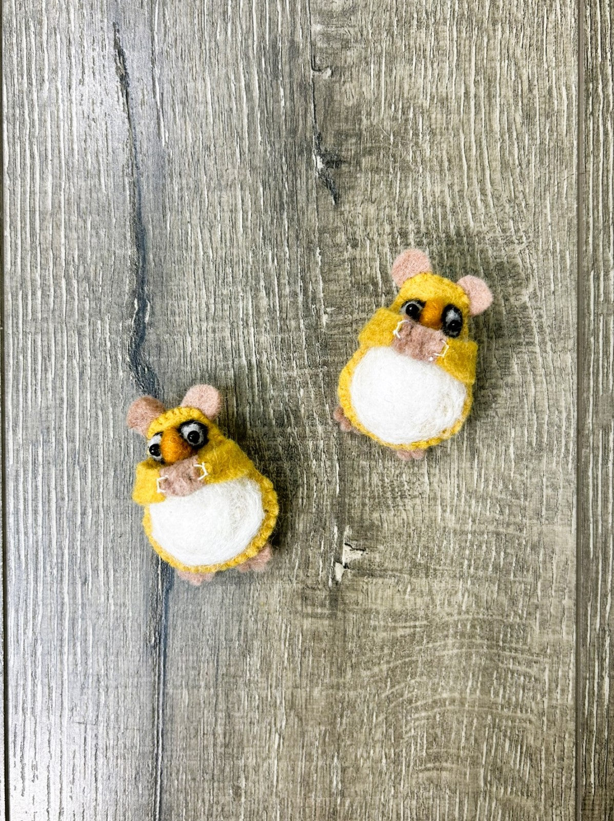 Felt Hamster Brooch