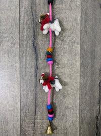 Hanging Felt Christmas Dog String