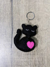 Felt Cat Keyring