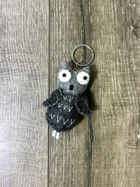 Felt Owl Keyring