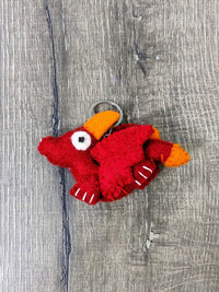 Felt Dragon Keyring