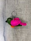 Felt Bird Keyring