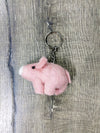 Felt Pig Keyring