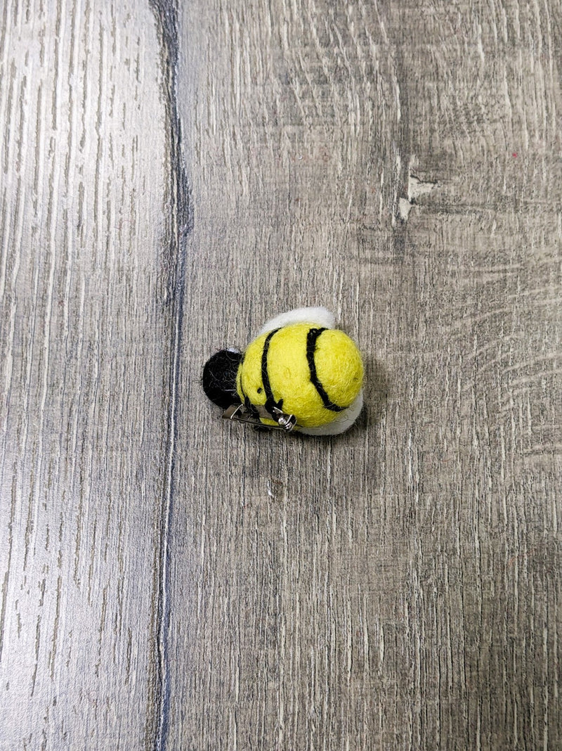 Felt Bee Brooch