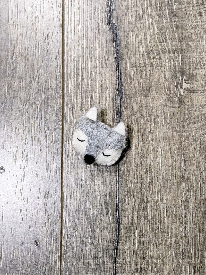 Felt Fox Brooch