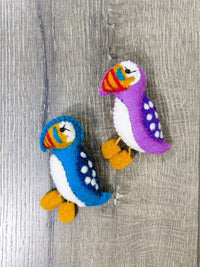 Felt Puffin Brooch