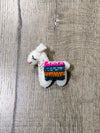 Felt Llama Brooch