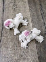 Felt Poodle Keyring