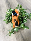 Felt Squirrel in Top Hat Keyring