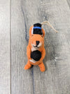 Felt Hanging Squirrel with Top Hat