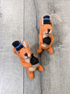 Felt Hanging Squirrel with Top Hat
